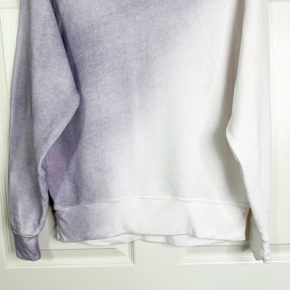 Zella Jamie Space Dye Crew Neck Long Sleeve Sweatshirt in Purple XS & S - Picture 4 of 11